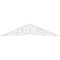 Ekena Millwork Pitch Athens Architectural Grade PVC Gable Pediment, 48"W x 10"H x 1"P (5/12) GPP048X010X100ATH - alternate 4